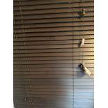 Venetian Blinds W40 x Drop 170cm 27mm slats Chocolate Colour