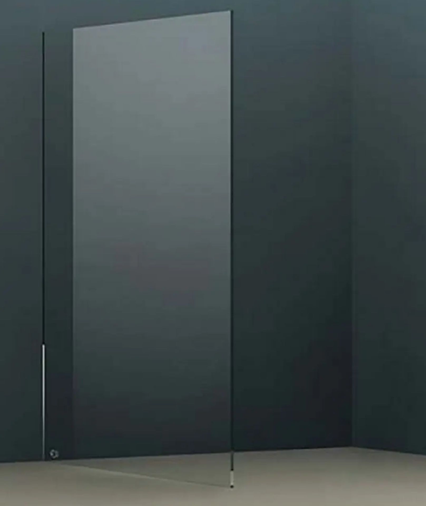 Brand New Boxed Bathstore Wet Room Screen with Wall Bar 2000 x 1200mm - Chrome RRP £624 **No Vat*...