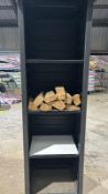 Large Composite Fire Wood Storage Unit