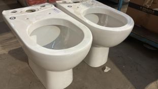 2 x Brand New Bathstore Toilet Pans RRP £180 **No Vat**