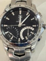 TAG HEUER - Stainless Steel Link Calibre S quartz chronograph Bracelet Watch
