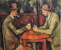 Limited Edition "The Card Players" By Paul Cezanne