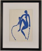 Henri Matisse Rare Lithograph. Blue Nude