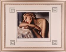 Tamara De Lempicka "Sleeping Girl" Certified Rare Limited Edition