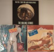 3 x The Rolling Stones Vinyl LPs – Made In The Shade – Under Cover - High Tide. With First Pressi...