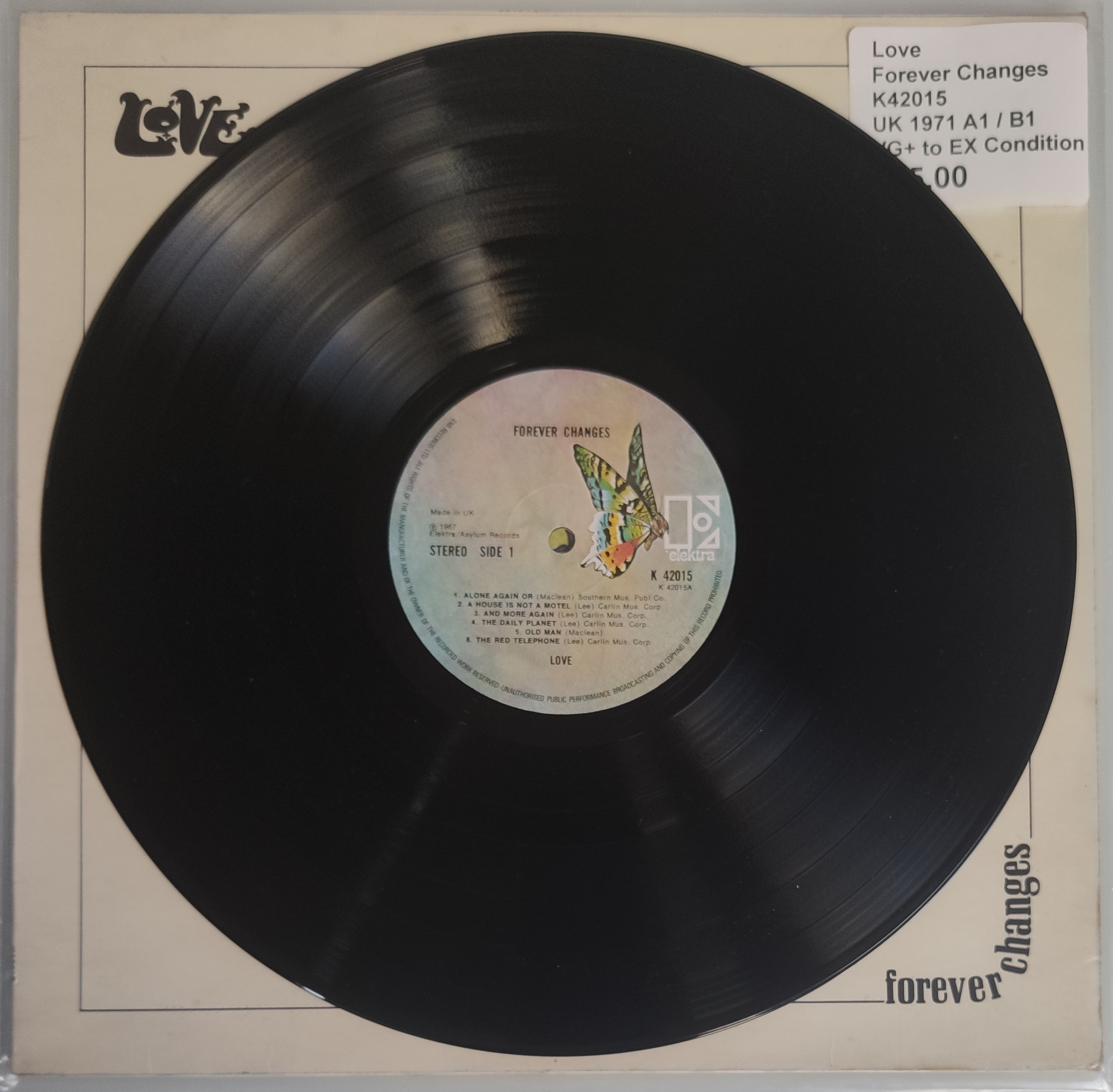 2 x Vinyl LPs – Love, Forever Changes UK 1971 and Joyce Sims, US Import Sealed. VG+ - Image 2 of 2