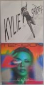 2 Kylie Minogue Vinyl Records – Tension and Shocked – EX To NM.