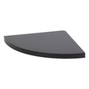 2 x Form Rigga Black Corner Shelf (L)250mm (D)250mm