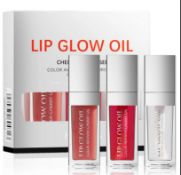 Hydrating Lip Glow Oil Long Lasting Lip Plumper Gloss With Big Brush Clear Lip Gloss Moisturizing