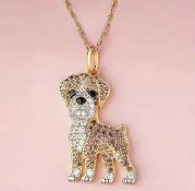 New! Boxer Dog Pendant