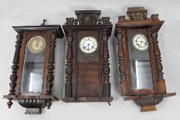 3 Antique Wall Clocks