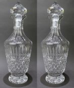 Pair of Irish Waterford Crystal Decanters