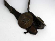 Antique Leather & Brass Horse Harness