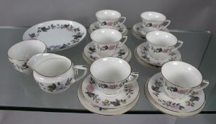 Royal Worcester “June Garland“ 6 Place Tea Service