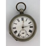 Vintage Pure Nickel Pocket Watch