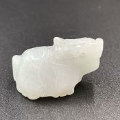 TR-13, Awesome Natural Hand Carved Jadeite Turtle