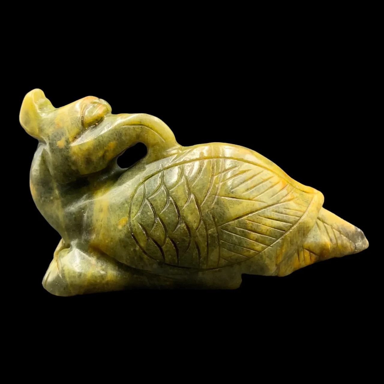 Antique Hand Carved Jade Animal, Ancient Jade, DA-ET-33 - Image 3 of 7