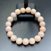 PKL-54, Wonderful Natural Pink Opal Beads Bracelet