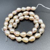 LK-12, Brilliant Natural Fresh Water Pearls Beads Strand.