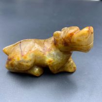 Antique Hand Carved Chinese Jade Animal, Beautiful Collectible Chinese Jade, Cld-053