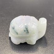 OP-99, Awesome Natural Hand Carved Jade Turtle