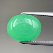 APJ-13, Apple Type Green Type B Jadeite Cabochon