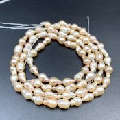 LMO-1, Excellent 2 Strand Fresh Water Pearls Beads Strands.