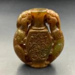 Old Chinese Hetian Jade, Hand Carved Chinese Jade, Kw-se-33