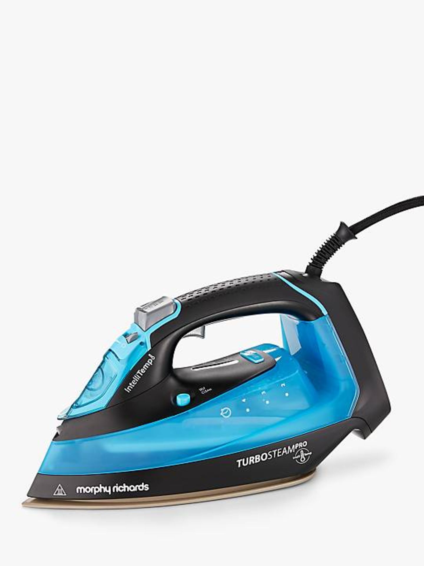 Morphy Richards 303210 Turbosteam Pro Intellitemp Digital Iron, Blue RRP £70