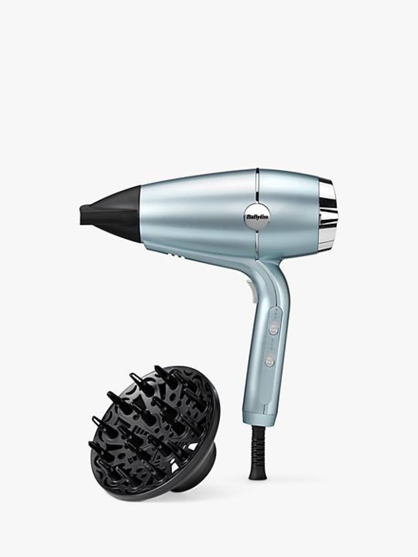 BaByliss Hydro-Fusion Anti-Frizz 2100 Hair Dryer, Blue RRP £59.99