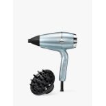 BaByliss Hydro-Fusion Anti-Frizz 2100 Hair Dryer, Blue RRP £59.99