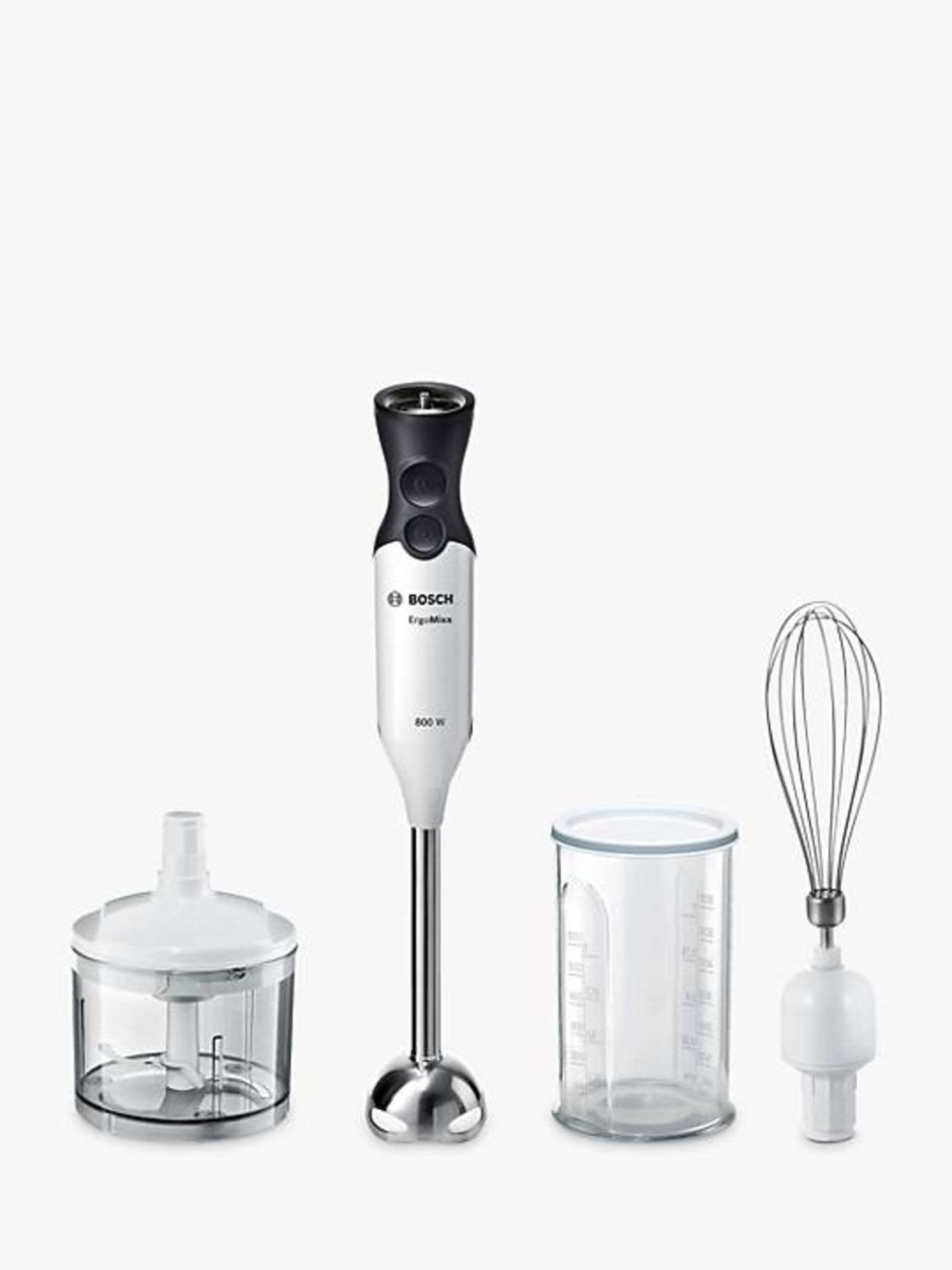 Bosch MS8CM6160G Maxo Mixx 1000W Hand Blender, Black RRP £59.99