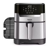 Tefal EY505D Easy Fry Precision+ 2in1 Digital Air Fryer & Grill, 4.2L, Chrome/Black RRP £130