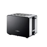 Bosch Sky Compact 2 Slice Toaster, Black RRP £84.99