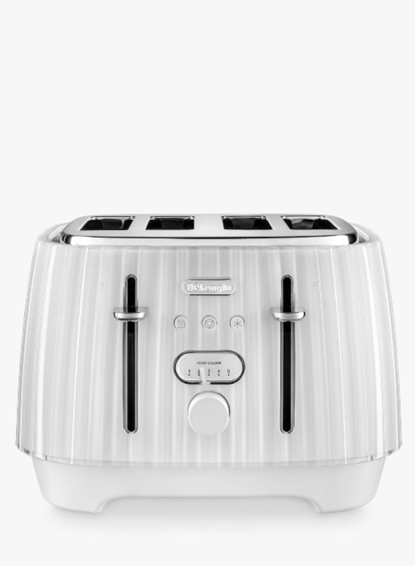 De'Longhi Ballerina 4 Slice Toaster White RRP £73.99