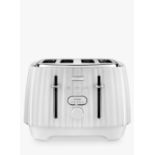 De'Longhi Ballerina 4 Slice Toaster White RRP £73.99