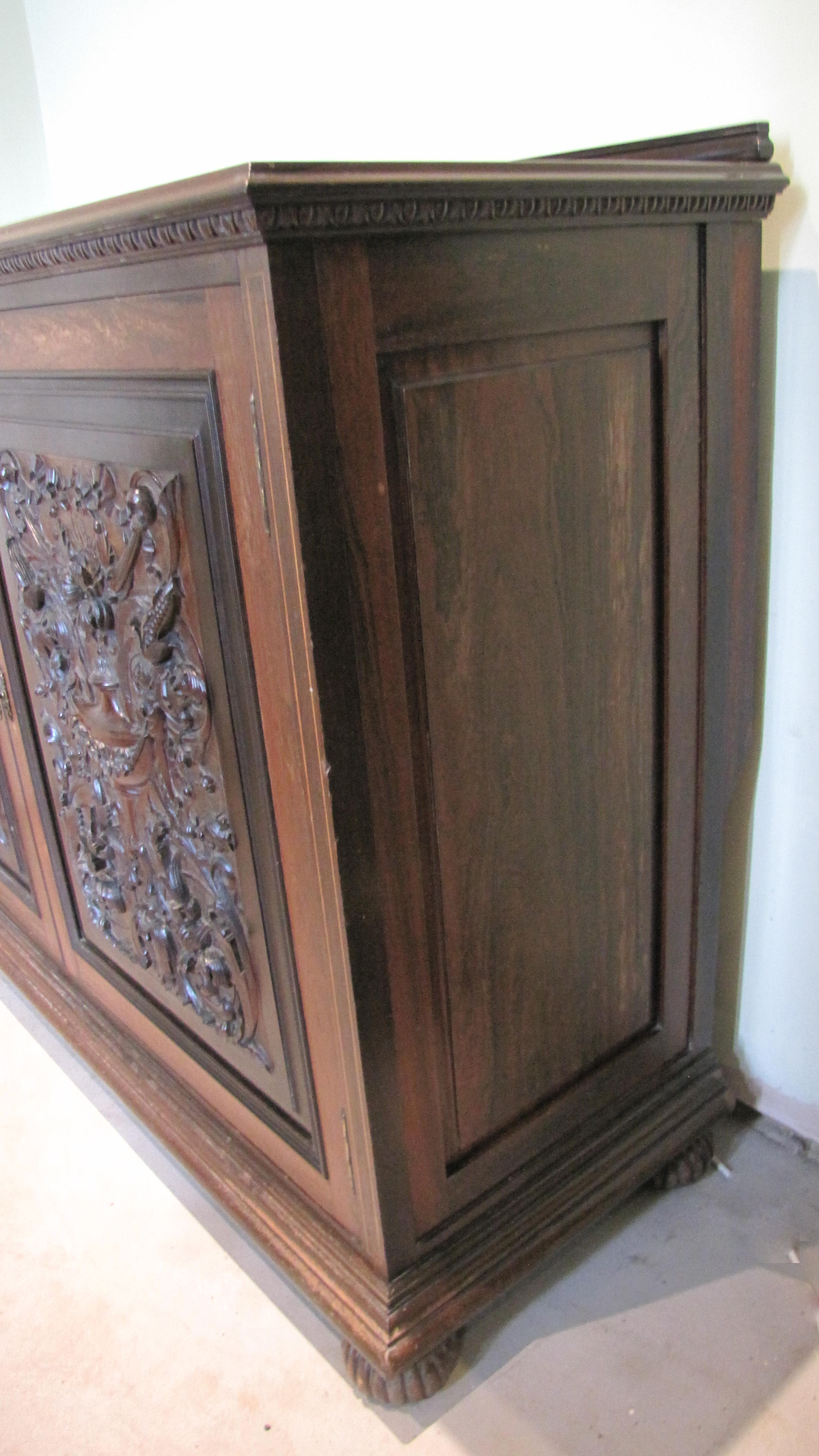 19th Century Rosewood Cabinet - Image 4 of 7