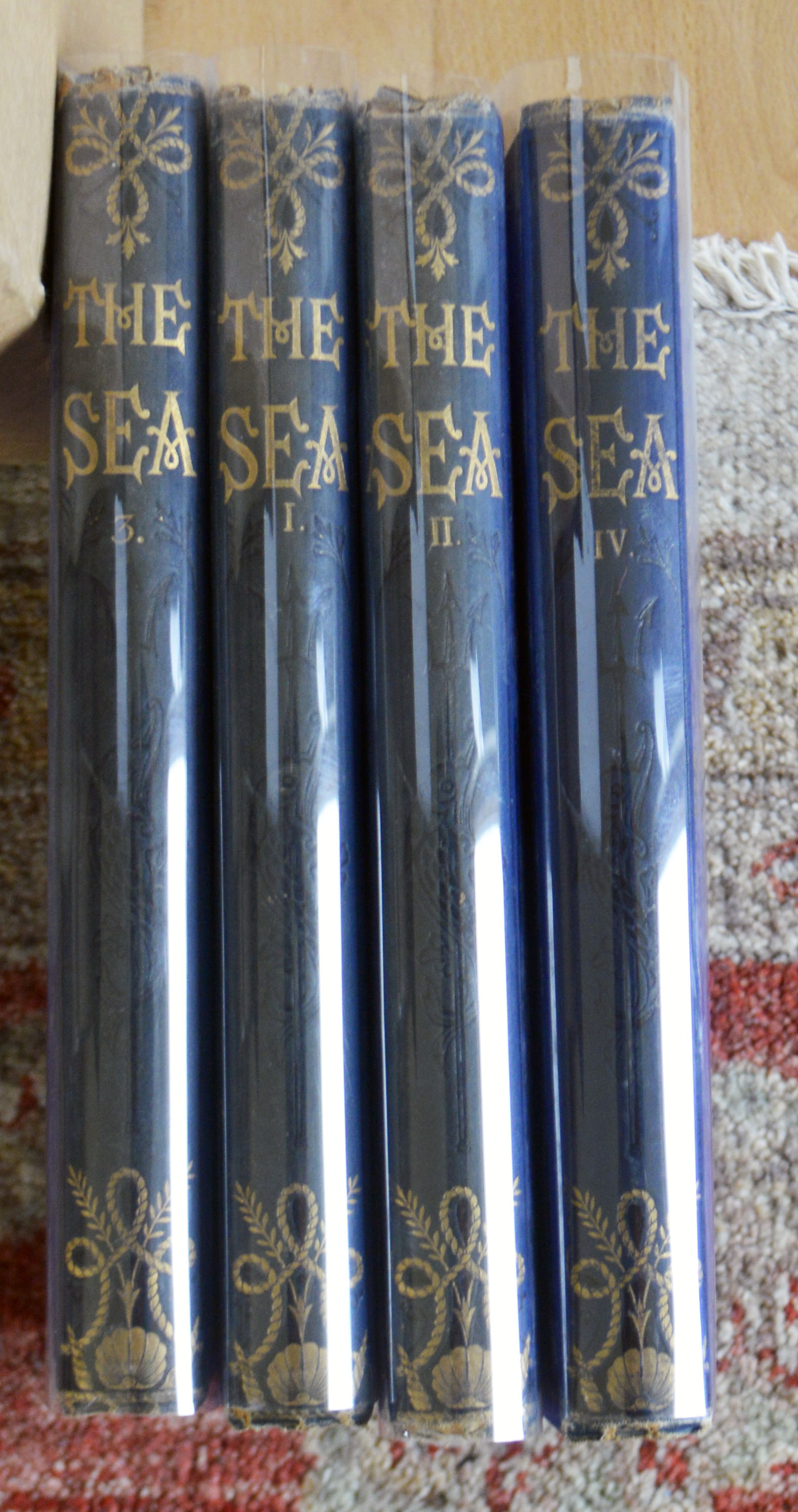 F Whymper. The Sea. It's Stirring Story of Adventure, Peril and Heroism c.1887 Set of 4 [Book] - Image 2 of 3
