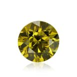 1 Pcs Diamond - 0.20ct - Round Brilliant - Fancy Brown Yellow - GIA Certified