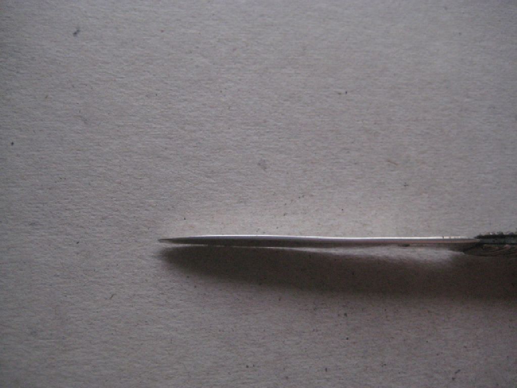 George III Mother of Pearl Hafted Silver Bladed Folding Fruit Knife - Image 7 of 9