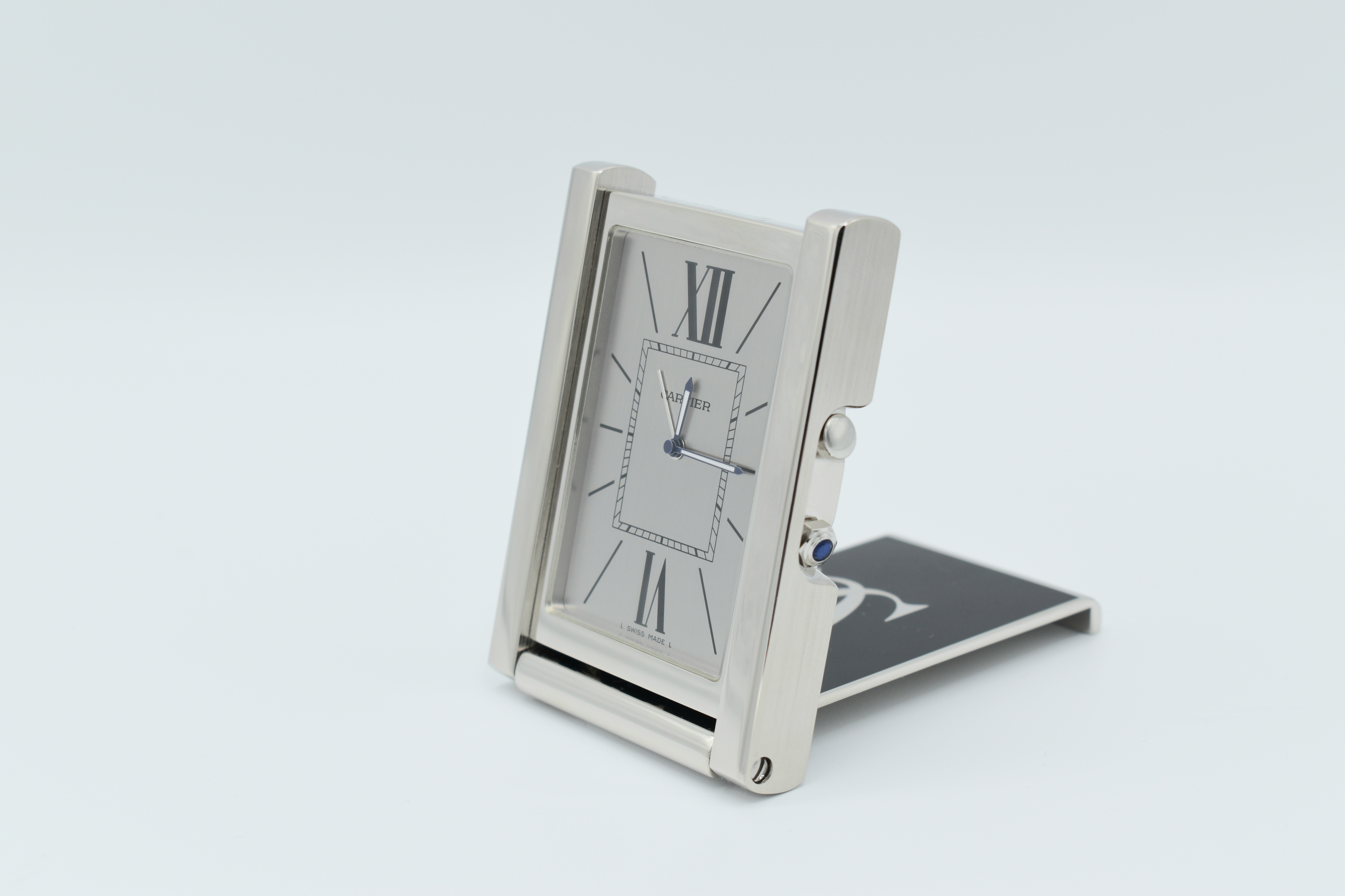 Brand New - Cartier - Super Rare - Tank Solo Desk Alarm Clock - Image 8 of 11