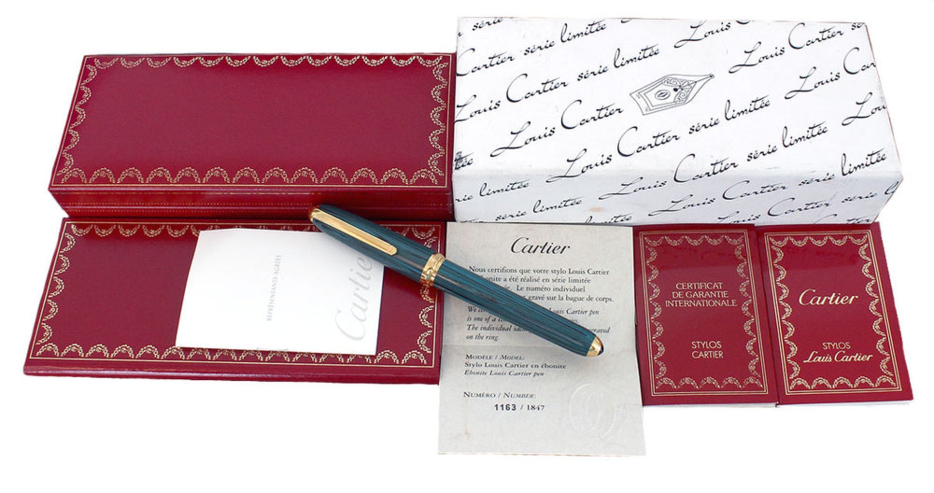 Brand New - Cartier - Rare - Limited Edition - Dandy Verde Green Ebonite Fountain Pen