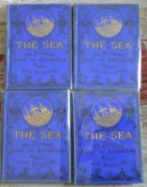 F Whymper. The Sea. It's Stirring Story of Adventure, Peril and Heroism c.1887 Set of 4 [Book]