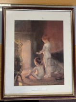 “After The Bath” By Paul Peel (1860-1892) Framed