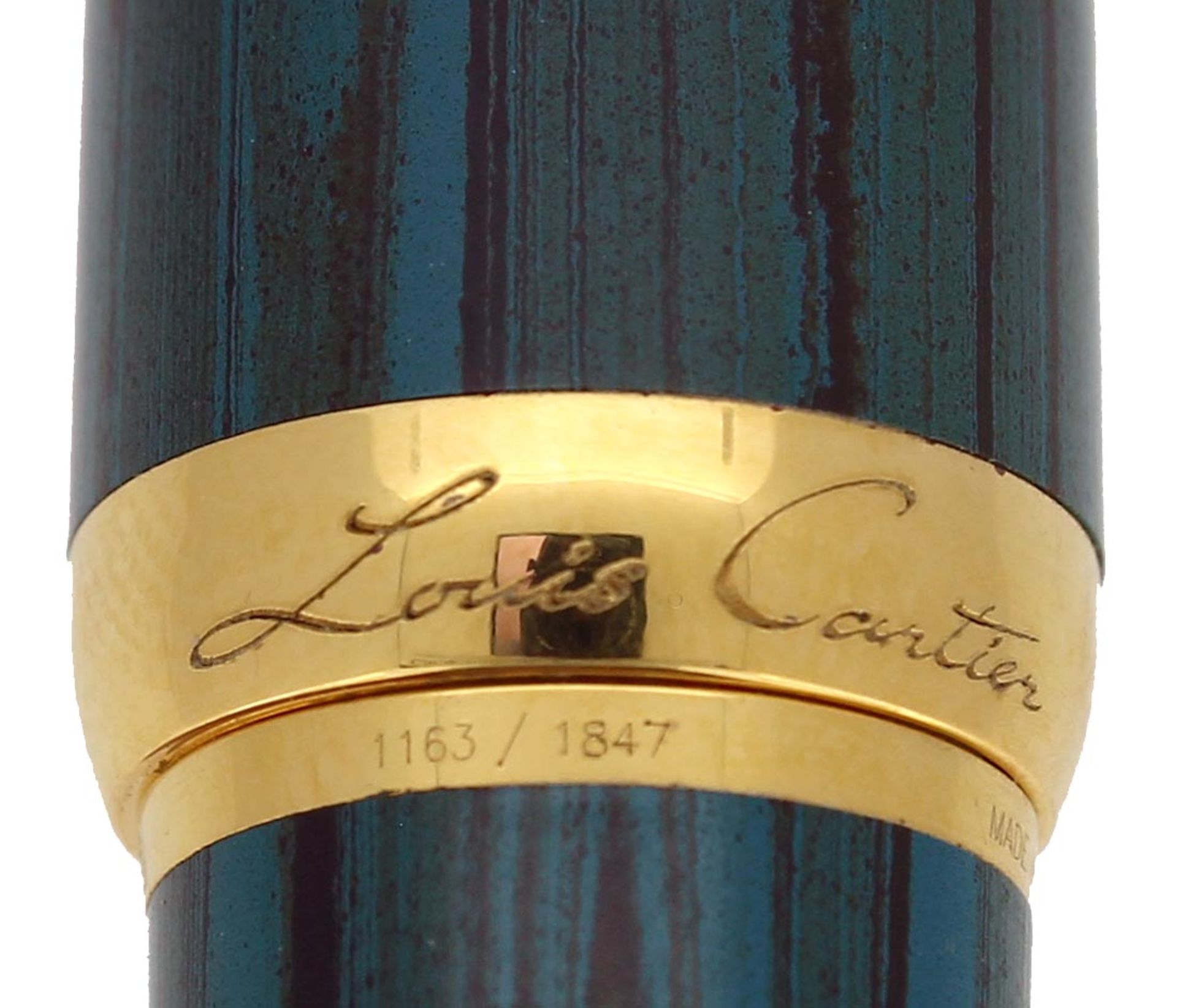Brand New - Cartier - Rare - Limited Edition - Dandy Verde Green Ebonite Fountain Pen - Image 7 of 12