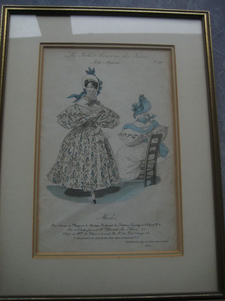 Vintage Fashion Print Picture - Image 8 of 8