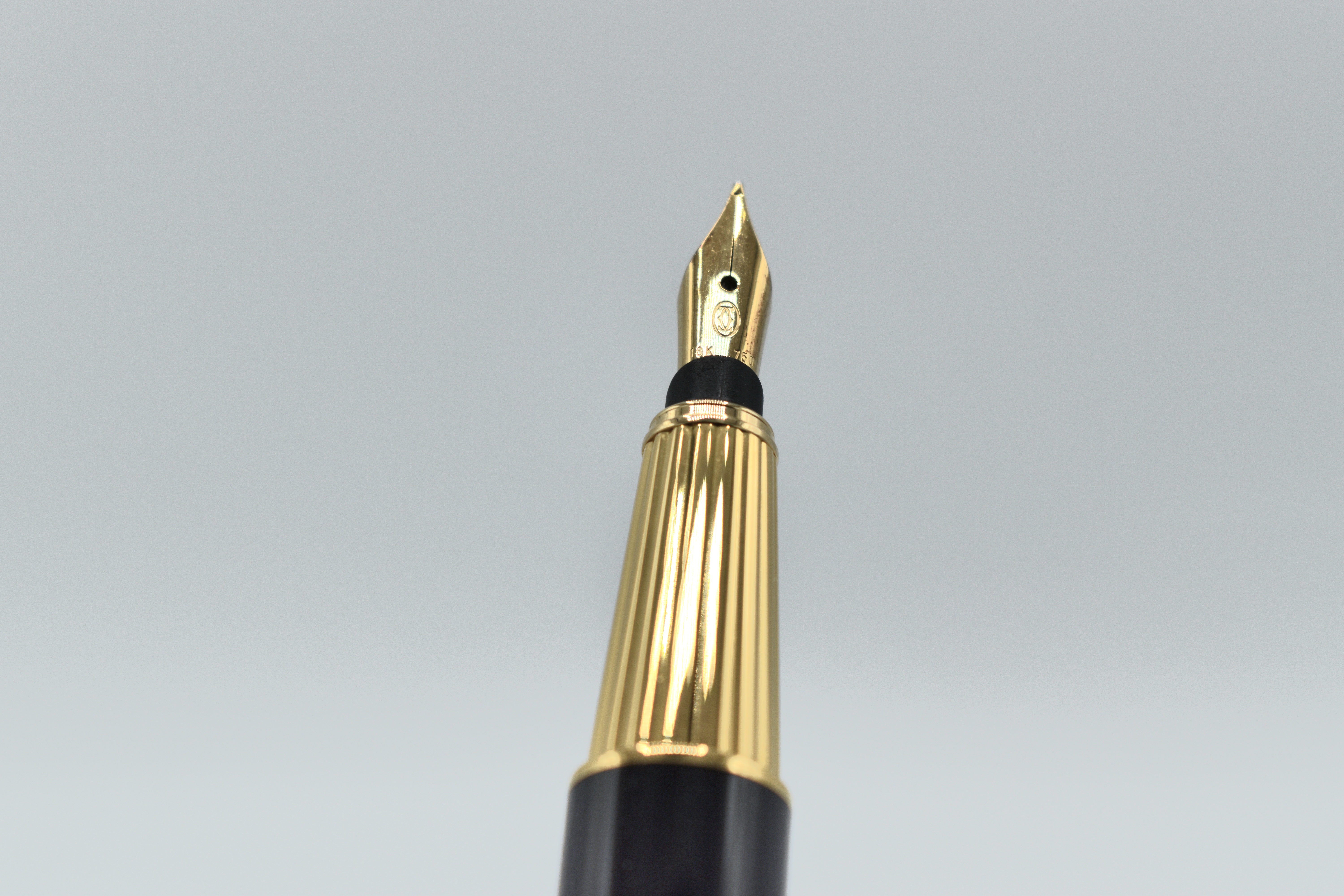 Brand New - Extremely Rare - Pasha De Cartier - Black Lacquer and Gold Fountain Pen - 1985 - Image 8 of 10