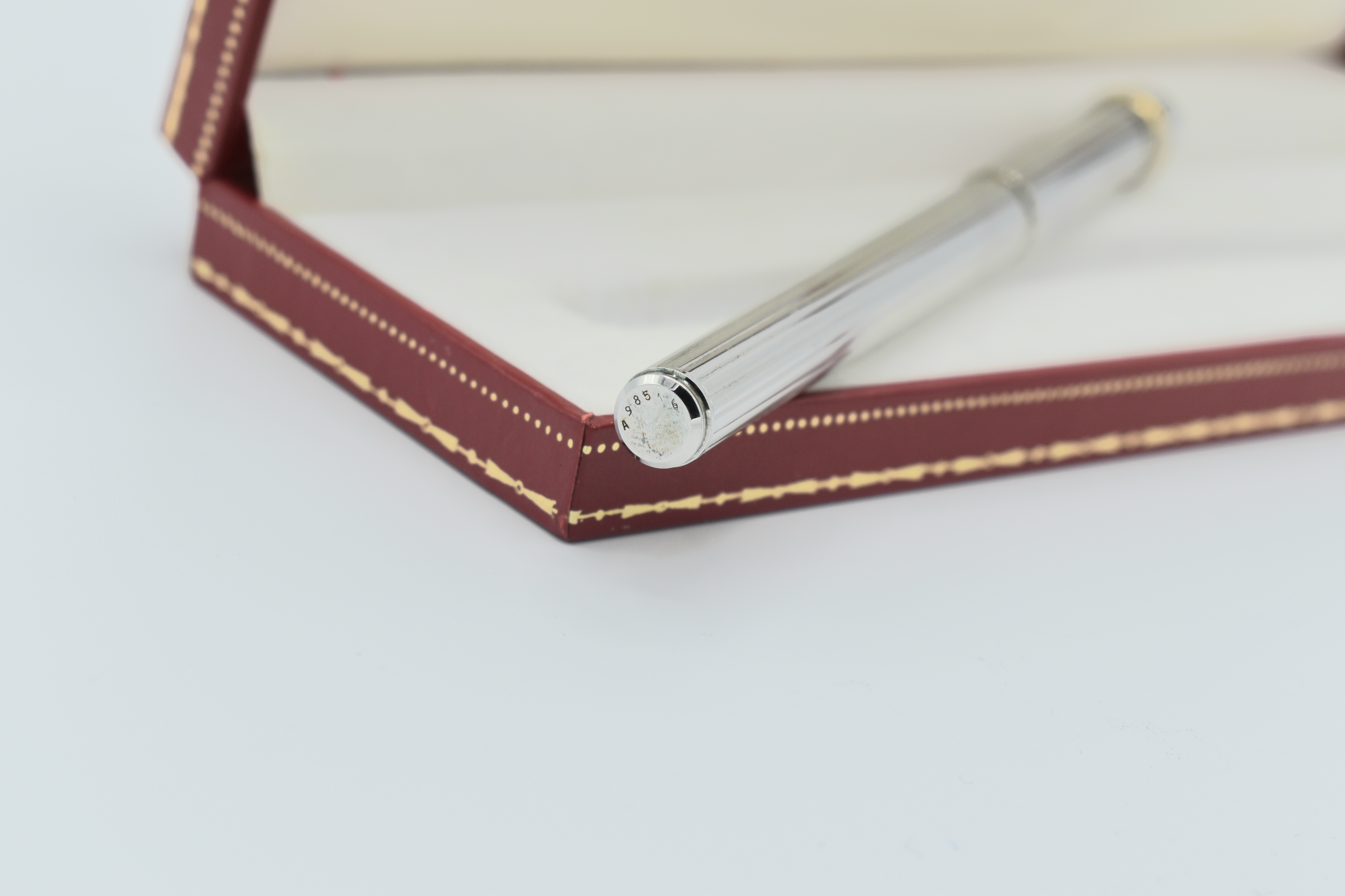 Brand New - Cartier - Les Must De Cartier - Stylo Silver-Plated Trinity Rollerball Pen - 2000 - Image 4 of 8