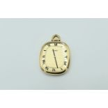 Rare - Cartier - 18K Yellow Gold Pendent Style Pocket Watch - 1962