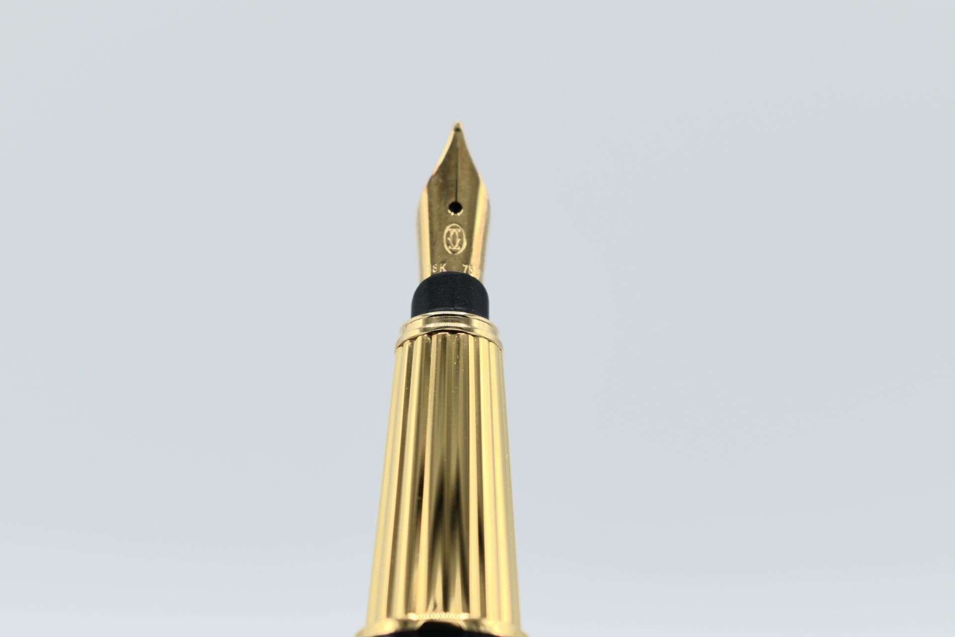 Brand New - Extremely Rare - Pasha De Cartier - Black Lacquer and Gold Fountain Pen - 1985 - Image 7 of 10
